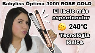 Plancha BABYLISS Pro Nano Titanium 3000 Rose Gold  Kary Alonso [upl. by Tiphane]