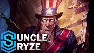 Uncle Ryze Skin Spotlight  PreRelease  League of Legends [upl. by Ecela]