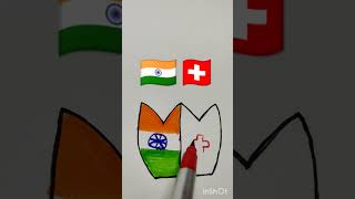 Independence Day specialflagdesign vira shors 🇮🇳🇨🇭 [upl. by Ase564]