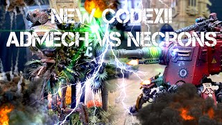 NEW CODEX ADMECH vs NECRONS Warhammer 40k 9th Edition Battle Report [upl. by D'Arcy]