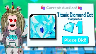 1 GEM AUCTION SA TRADING PLAZA  Pet Simulator X  Roblox [upl. by Auhel]