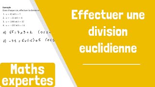 Comment effectuer une division euclidienne [upl. by Vaughn863]