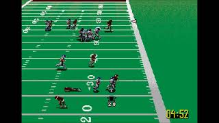 NFL Quarterback Club 96 Gameplay Genesis [upl. by Ddat]