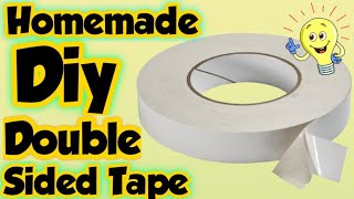 Homemade Double sided tape  how to make double sided tape at home easyMake diy double tape at home [upl. by Dieter]