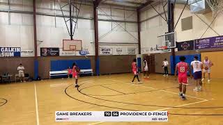 Week 7 RI Live Stream  Game Breakers vs Providence Dfence [upl. by Necyla606]