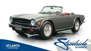 1976 Triumph TR6 8121ATL for sale  Charlotte Atlanta Dallas Tampa Phoenix Nashville [upl. by Klenk]