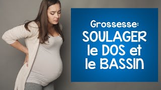 Enceinte  douleur au dos et au bassin voici un exercice pour soulager la douleur [upl. by Keenan]