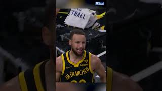 This Steph CurryJames Harden interaction 😂  NBC Sports Bay Area [upl. by Edualc592]