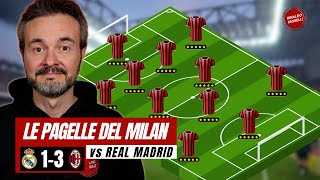 LEAO grande ma potenzialmente GRANDISSIMO Lusso Milan PAGELLE Real Madrid vs MILAN 13 [upl. by Dareg]