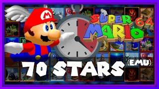 【Speedrun】 10332 70 Estrellas  Super Mario 64 [upl. by Frierson990]