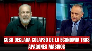 Manuel Marrero sale en la TV Cubana a justificar el COLAPSO TOTAL del sistema Energético de Cuba [upl. by Veljkov]