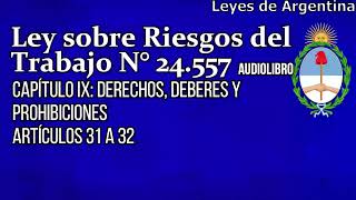 Artículos 31 a 32  Ley de Riesgos del Trabajo Audiolibro [upl. by Shanda]