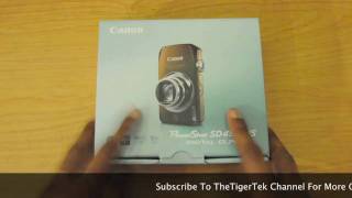 Canon PowerShot SD4500 IS Unboxing amp Review HD [upl. by Sherfield]