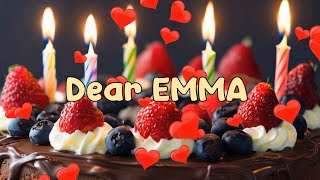 Happy Birthday EMMA Music ⭐ Happy Birthday Song for Emma 🎈 Romantic personal Emma song ❤️ [upl. by Vidal]