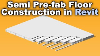 Semi PreFabricated Floor Construction in Revit Tutorial [upl. by Mansoor]