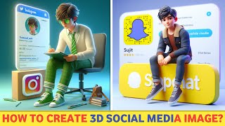 How To Create 3D Ai Social Media Boy Image  Trending Social Media Profile Name Photo Editing [upl. by Mairym]