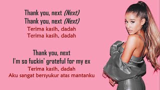 Ariana Grande  ​thank u next  Lirik Terjemahan Indonesia [upl. by Tegdirb]