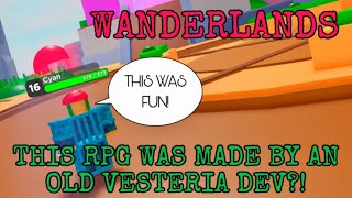 THIS RPG WAS MADE BY AN OLD VESTERIA DEV  Roblox  Wanderlands [upl. by Notlek]