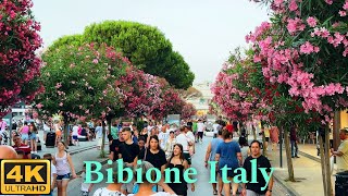 Bibione Italy 🇮🇹 Bibione city center in Summer 4K UHD [upl. by Lletnom]