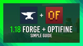 Install Optifine in Forge Minecraft 118 OptiFine  Forge [upl. by Acilgna796]