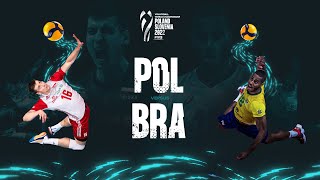 🇵🇱 POL vs 🇧🇷 BRA  Highlights Semi Finals  Mens World Championships 2022 [upl. by Eima]