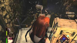 BloodRayne  gameplay  part 5  hard difficulty  HD [upl. by Nylynnej923]