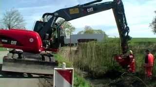 Bagger in Deutschland  CAT M316D im Einsatz [upl. by Rudwik]