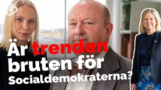 Opinionsläget Är trenden bruten för Socialdemokraterna [upl. by Ruthi]