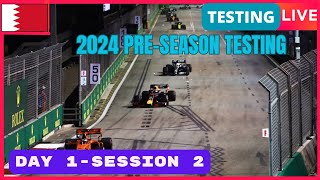 🔴F1 LIVE  2024 BAHRAIN PRESEASON TESTING  Live data Bahrain International Circuit [upl. by Bonnice161]