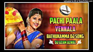 Pachi Paala Vennela Mangli Latest Bathukamma Song  New bathukamma Dj Song  Dj Azam theenmarroa [upl. by Jaeger]