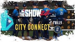 Philadelphia Phillies City Connect Jerseys in MLB The Show 24 [upl. by Ivanna823]