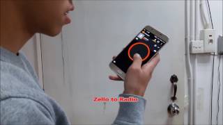 Demonstration Video for RadioTone RT3 Smartphone  RTCRC1 Controller [upl. by Lauralee282]