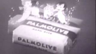 1950s Palmolive bath bar commercial [upl. by Atinaw]