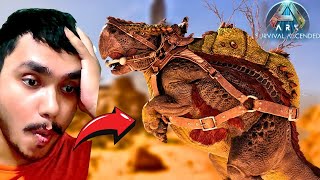 TAMING THIS NEW DINOSAUR with BUNNY🔥 Ark Survival Ascended EP02  Dinosaur Game [upl. by Nnyltak]