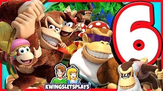 Donkey Kong Country Tropical Freeze Part 6 Funky Deep Keep Nintendo Switch coop walkthrough [upl. by Bendick813]