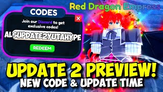 NEW CODE Anime Last Stand Update 2 PORTALS YUTA RIAS  MORE Preview [upl. by Karen]