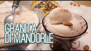 Granita alle mandorle siciliana  Ricetta originale  Solo 3 ingredienti [upl. by Nedmac]