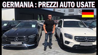 PREZZI MERCEDES USATE IN GERMANIA   guardate che prezzi [upl. by Suoicul]