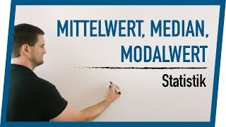 Mittelwert Median Modalwert  Statistik  Mathe by Daniel Jung [upl. by Clyte589]