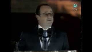 French Pres François Hollande Speech France State Visit  Feb 26 2015 [upl. by Yajnas843]