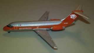 Episode 173 Herpa Wings 513623 AeroMexico Douglas DC9 quotDurangoquot Reg XASOH 1500 Scale [upl. by Curtis]