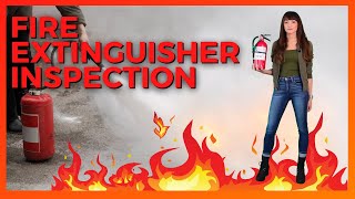 FIRE EXTINGUISHER INSPECTION  4 Steps in Two Minutes [upl. by Worl956]