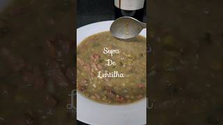 Sopa De Lentilha Com Dica De Harmonização De Vinho [upl. by Coulombe858]