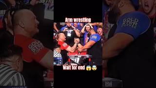 Arm wrestling wait for end 😱🤯 shorts viralvideo shortsviral armwrestling viralshort [upl. by Audras]