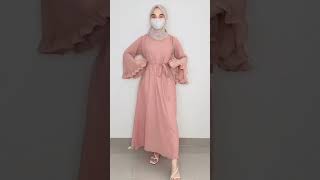 Ide ootd hijab gamis kekininan [upl. by Ottinger]