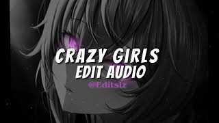 Crazy Girls Toopoor edit audio [upl. by Anoirb45]