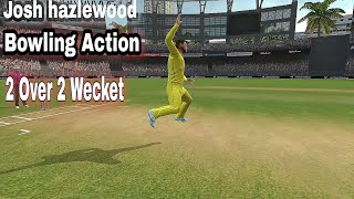 Josh Hazelwood bawling action  Analysis ☄Why Josh is known as most accurate fast bowler  real 24 [upl. by Aynekal101]