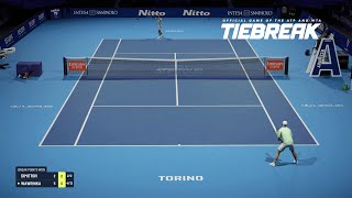 TIEBREAK  Stan Wawrinka Vs Grigor Dimitrov I Nitto ATP Finals I Expert Difficulty PS5 [upl. by Ived991]