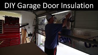 DIY Garage Door Insulation [upl. by Enar]