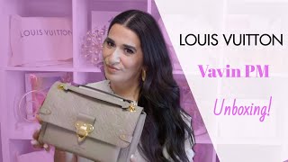 LOUIS VUITTON UNBOXING  VAVIN PM EMPREINTE LEATHER JustPrettyful [upl. by Halstead]